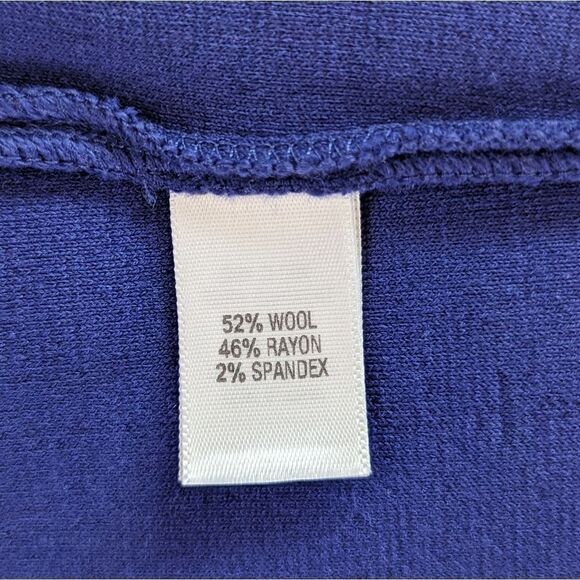 St. John Wool Blend Trouser Pants 10 Nautical Retro Glam Coastal Preppy Cape Cod - Picture 10 of 11